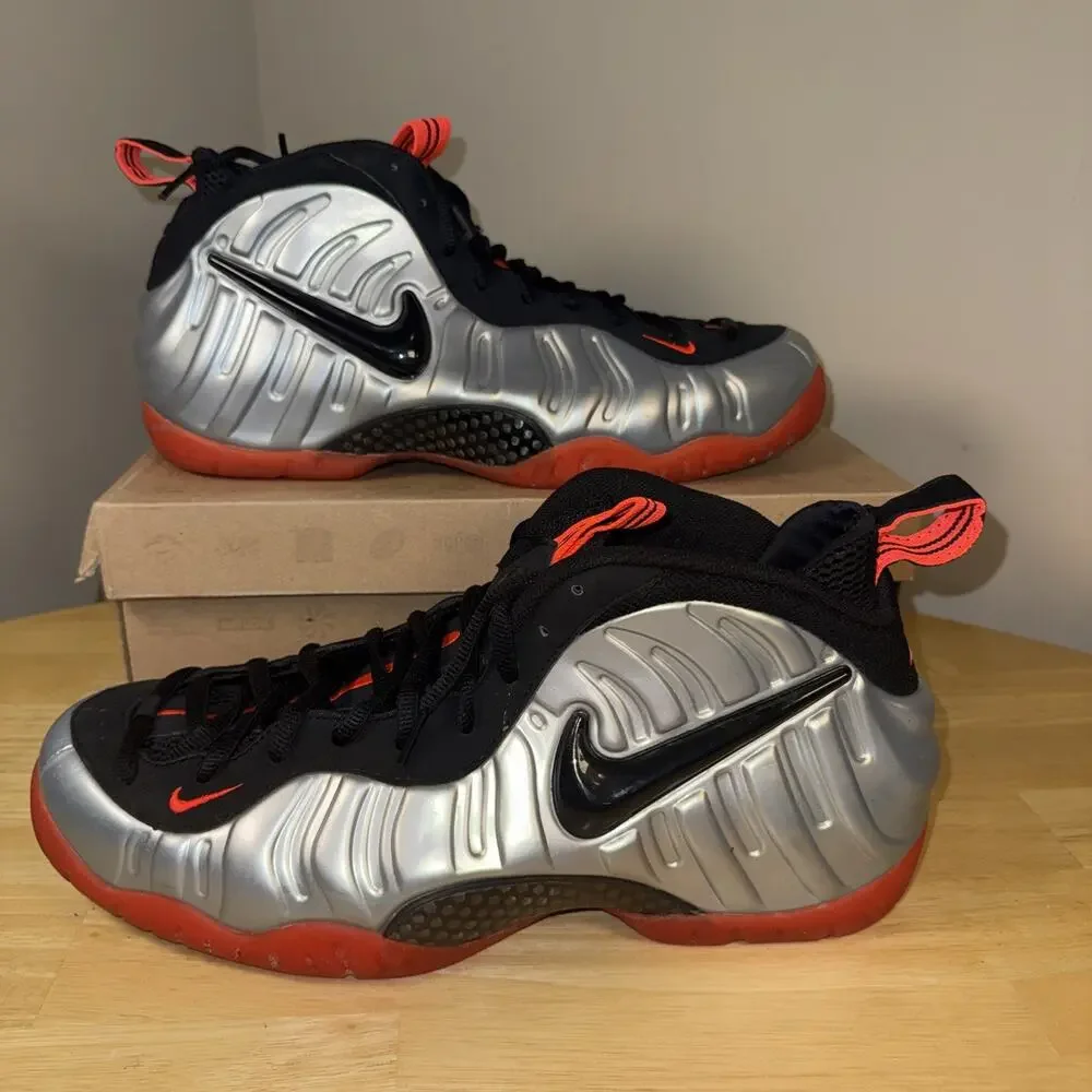 Size 14 - Nike Air Foamposite Pro Crimson Great Condition OG Box 2012